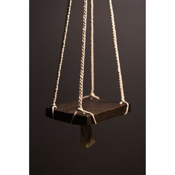 Macrame Shelf|Boho Wall Hanging Shelf|Handmade Home Decor|Boho Room Decor(ID425) - Picture 3 of 7